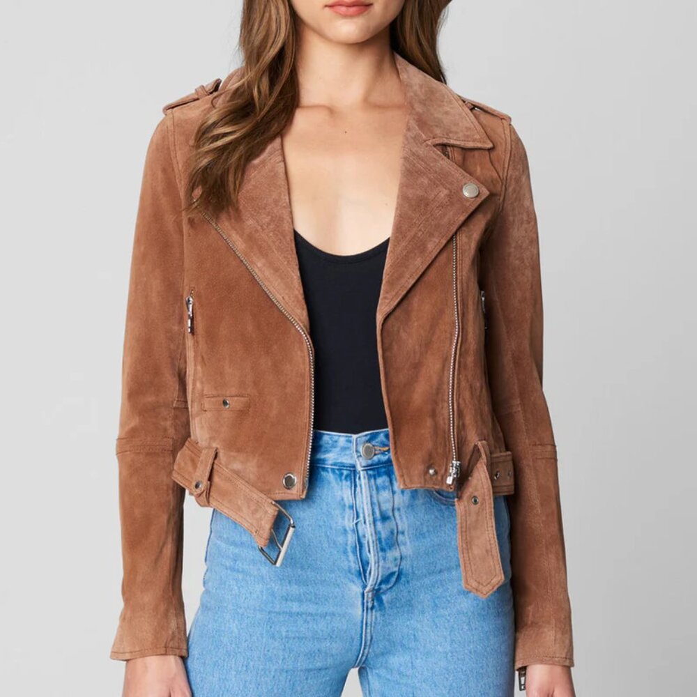 Blank NYC COFFEE BEAN MOTO JACKET